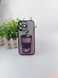 Nouveaux étuis de téléphone ins avec design bobble tea et paillettes pour <span class=keywords><strong>iphone</strong></span> 15 14 13 12 <span class=keywords><strong>11</strong></span> PRO MAX - Product Image 4