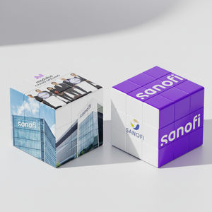 Cubos Mágicos Personalizados con Logotipo de <span class=keywords><strong>Sanofi</strong></span> Pharma, 3x3, 4x4, 5x5, Venta al Por Mayor, Rompecabezas Promocionales para Socios Comerciales - Product Image 1