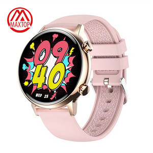 Maxtop Reloj Inteligente con Monitor de Sueño <span class=keywords><strong>para</strong></span> Hombre y <span class=keywords><strong>Mujer</strong></span>, Pulsera Deportiva con Llamadas BT, Rastreador de Fitness, OEM - Product Image 1