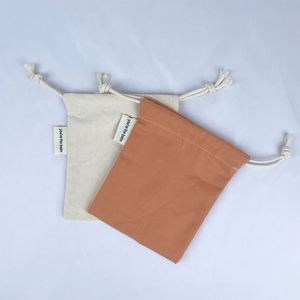 Wholesale Promotion 100% Organic Cotton <b>Bags</b> Simple Style <b>Drawstring</b> <b>Bags</b> Customization Accepted - Product Image 2