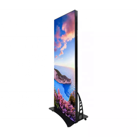 Póster Digital LED para interiores, pantalla Led P1.2 P1.8 P2.5, espejo exterior, pantalla Led para ventana, escaparate, restaurante, Panel Led portátil