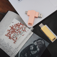 Clé USB 2.0 2 To Type-C Nouveau type d'interface de style bâton métallique