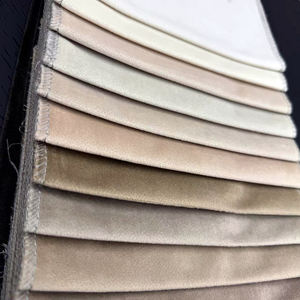 Haute qualité 100% Polyester impression maison déco tissu sueur drapé velours tissu floqué velours tissu - Product Image 2