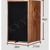 KYYSLB 150-300W 8ohm 8 pouces Haut-parleur passif en bois Moniteur Fever Hifi Haute fidélité Haut-parleurs bibliothèque Fever