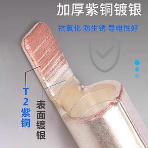 C45 Air <b>Switch</b> Insert Pins Silver Plated Copper Cold Pressed Terminal Blocks Wire Nose Connectors <b>Plug</b> In Push In Connection - Product Image 4