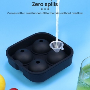 OEM biểu tượng tùy chỉnh Silicone molds tái sử dụng Iced uống Maker <span class=keywords><strong>ice</strong></span> cubes khuôn dễ dàng phát hành Silicone mini <span class=keywords><strong>ICE</strong></span> <span class=keywords><strong>CUBE</strong></span> khay với nắp - Product Image 3