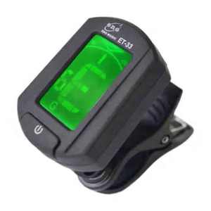 Sintonizador eléctrico de guitarra HUASHENG, sintonizador Digital cromático con Clip para guitarras eléctricas clásicas acústicas, violín, ukelele, bajo - Product Image 5