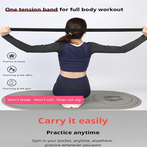 2026 Silicone Fitness <b>Workout</b> Training Resistance <b>Bands</b> Home Yoga Sport Stretching Pilates Gym Equipment Pull-Ups Pilates Gym - Product Image 6