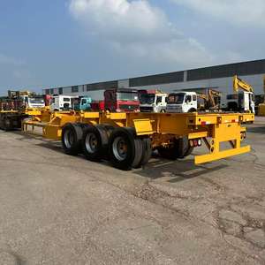 <span class=keywords><strong>Prix</strong></span> bas, semi-remorque porte-conteneurs squelette 20 pieds 40 pieds, châssis de semi-remorque porte-conteneurs neuf et d'occasion - Product Image 5