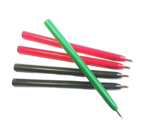 Stylos à bille hexagonaux miniatures en plastique jetables, petits stylos hexagonaux miniatures en plastique promotionnels