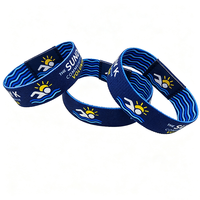 Bracelets promotionnels personnalisés en polyester extensible, imprimés par transfert thermique, imitation tissée antique, avec logo sur mesure pour événements