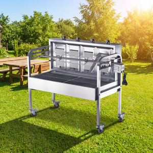 Parrilla Portátil de Carbón <span class=keywords><strong>y</strong></span> <span class=keywords><strong>Gas</strong></span> de Doble Uso 2026 de Gran Venta de Fábrica, <span class=keywords><strong>Asador</strong></span> de Cerdo <span class=keywords><strong>y</strong></span> Cordero para Exteriores, Parrilla de Asar Giratoria - Product Image 2