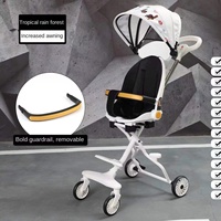 Poussette légère pour bébé, pliable, position assise et allongée, poussette paysagère pour enfants de 0 à 5 ans, poussette de voyage
