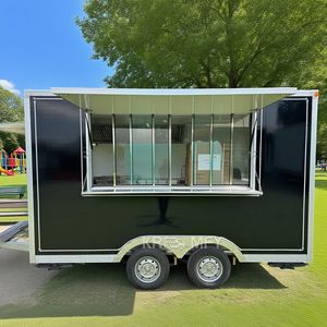 Camión de Comida con Equipamiento de Cocina Completo, Remolque Pequeño para Venta de Helados, Dulces y Postres, Furgonetas Móviles para Hot Dogs - Product Image 3