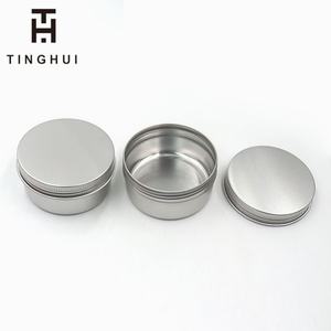 Pot en aluminium vide pour crème, baume à lèvres et cosmétiques, avec couvercle, disponible en 5g, 10g, 15g, 20g, 30g, 50g, 100g, coloris Argent, Or, Noir Mat - Product Image 3