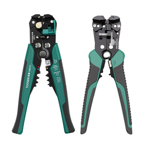 Tuosen <b>Wire</b> Crimper T0517 16 Awg Industrial Grade <b>Soft</b> Grip Plastic Handle Front Entry Steel Body - Product Image 1
