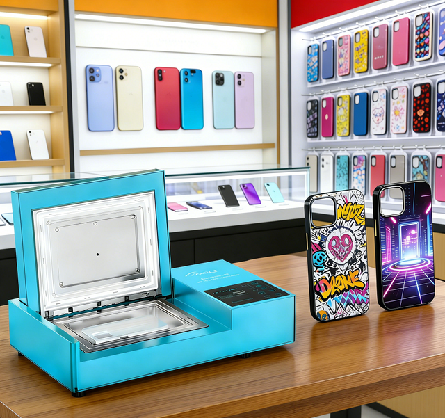 Heat Press Transfer Sublimation Mobile Cover Maker Custom Phone Case Printing Machine for Phone Repair & Accessories Shop