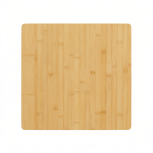Bamboo <b>Table</b> Top 19.7x19.7 In Square Rounded <b>Corners</b> For <b>Dining</b> Room Furniture - Product Image 1