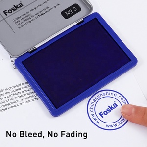 Tampone d'Inchiostro Foska in 4 Colori, Rettangolare, ad Asciugatura Rapida, per Ufficio, Identificazione Aziendale, Notarizzazione e Timbratura - Product Image 3