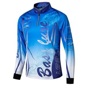 قميص صيد رجالي بأكمام طويلة قابل للتخصيص من مادة البوليستر للبالغين ، سريع الجفاف وجيد التهوية ومقاوم للماء - Product Image 4