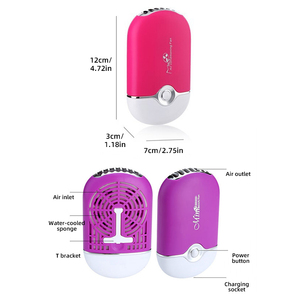 Portable <b>USB</b> Rechargeable Mini Bladeless Fan Handheld Eyelash Glue Dryer for Lash <b>Extension</b> Salon - Product Image 3