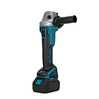 Meuleuse d'angle sans fil électrique à batterie lithium, sans balais, mini 21V 500W 10000 tr/min, interrupteur coulissant, pour bricolage, 110MM 150MM