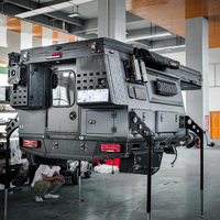 Camper pour pick-up à plateau plat, Remorque pliante pour camping, Caravane tout-terrain, VR et camping-cars 4x4, Remorques de voyage de luxe