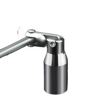 Clé à douille universelle rotative à 360° en acier métrique de qualité industrielle OEM pour bougies d'allumage, outil de réparation automobile avec capacité de 1000 lb-in