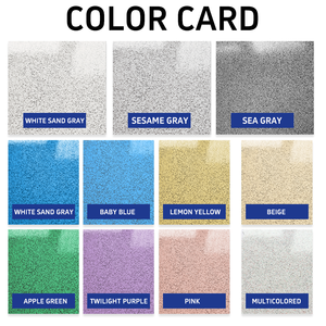 Peinture de sol auto-nivelante pour intérieur et extérieur, imperméable, résistante à l'usure, revêtement époxy à sable coloré pour ateliers et usines - Product Image 5