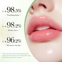 Masque pour les lèvres OEM Sadoer à la vitamine C et au beurre de karité, masque en feuille avec extrait de rose pour une hydratation intensive et une protection quotidienne des lèvres, 8g