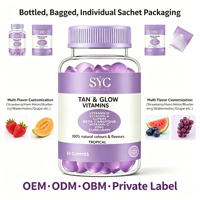 Gummies Accélérateurs de Bronzage et d'Éclat OEM Haute Puissance avec Vitamine A pour un Bronzage Sans Soleil – Fournisseur d'Usine en Marque Blanche