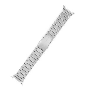Bracelet de montre intelligente en acier inoxydable 22 mm, bracelet en métal argenté, boucle papillon pour Apple Watch - Product Image 3