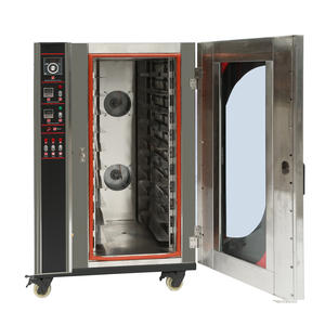 Ticari ekmek fırını endüstriyel otomatik ekmek yapma makinesi, ticari sıcak hava 5 tepsiler gaz konveksiyon fırın - Product Image 5