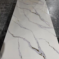 Panel de Pared de PVC con Efecto Mármol UV - Lámina de Vinilo Decorativa Moderna, Impermeable, Resistente a los Arañazos y a las Manchas para Uso Doméstico y Comercial