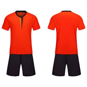 Оптовые комплекты футбольной формы унисекс с коротким рукавом, индивидуальные футбольные майки - Product Image 5