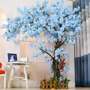 Nouveaux produits grand arbre de fleurs 3.3m de haut et 6m de large arbre de fleurs de <span class=keywords><strong>cerisier</strong></span> artificiel <span class=keywords><strong>japonais</strong></span> complet pour la décoration intérieure - Product Image 1