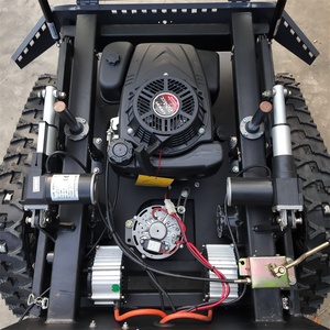 <span class=keywords><strong>Tondeuse</strong></span> à gazon LOGWAY CE EPA Euro V approuvée, largeur de coupe 550 mm, chenilles en caoutchouc résistantes à l'usure, direction flexible et stable. - Product Image 5