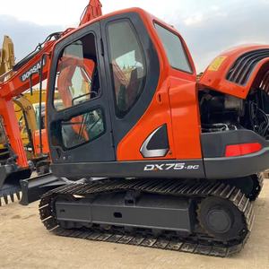 7 Tons 8 Tons Digger Small Excavator DOOSAN DX75 DX75-9C DX80 Factory Direct Sales Wholesale and Retail - Product Image 1