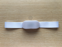 Bracelet LED RGB à télécommande DMX avec logo personnalisé, sangle en nylon, contrôle radio, bracelet lumineux LED Xy
