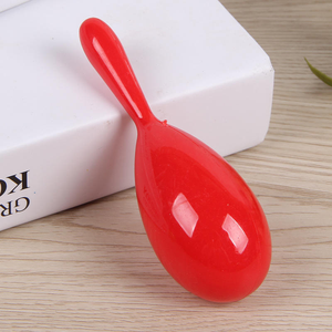 Conjunto de Maracas de plástico de colores brillantes y baratas al por mayor para niños, instrumento de sonido de creación de Ambiente de fiesta de entrenamiento rítmico - Product Image 6