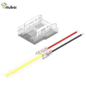 Conector de Tira LED de 10 mm y 2 Pines, Mini Cinta COB de Cristal a <span class=keywords><strong>Cable</strong></span> para Iluminación de Gabinetes de Cocina y Decoración del Hogar - Product Image 1