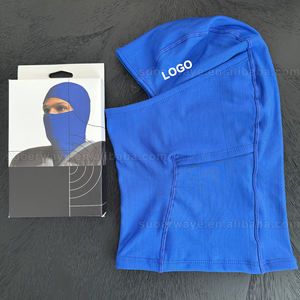 หน้ากากสกีแบบถักกันลมสำหรับขี่จักรยานปีนเขากีฬากลางแจ้งการออกแบบโลโก้แบบกำหนดเอง - Product Image 5