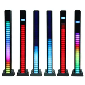 RGB 주변 32 비트 음성 활성화 USB 스트립 LED 리듬 인식 사운드 제어 픽업 음악 리듬 조명
