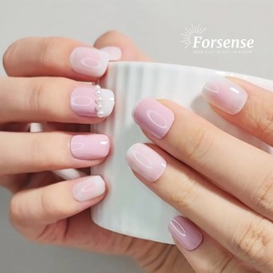 Diseño personalizado de lujo corto cuadrado de prensa en las <span class=keywords><strong>uñas</strong></span> hecho a mano elegante perlas usar <span class=keywords><strong>uñas</strong></span> <span class=keywords><strong>blanco</strong></span> lechoso ombre punta francesa <span class=keywords><strong>Rosa</strong></span> usar <span class=keywords><strong>uñas</strong></span> - Product Image 2