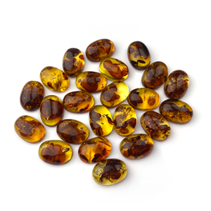 Forma di uovo naturale a fondo piatto ambra per gioielli disponibili per la vendita all'ingrosso e la personalizzazione di ambra di alta qualità - Product Image 3