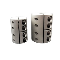Accouplement monobloc rigide en acier à moyeu fendu, alésage 10 mm, 1000 tr/min, OEM, certifié ISO 9001:2008, couple 100 Nm, demi-axe