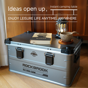 C16 50L for Rockbrook Large Storage Containers Metal Aluminium Bus Box for Garage Kitchen &amp; Camping Storage for Bus Camping <strong>Stor</strong> - Product Image 5