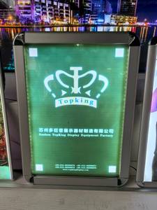 Khung nhôm A2 với hộp đèn led, cạnh chụp vuông màu trắng, hộp đèn từ tính cho Poster - Product Image 3