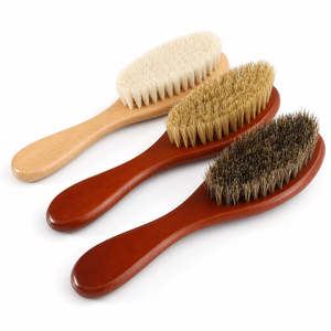 Cepillo vintage <span class=keywords><strong>para</strong></span> limpiar el cabello con efecto aceitado, cepillo <span class=keywords><strong>para</strong></span> recoger cabello roto, cepillo de baño <span class=keywords><strong>para</strong></span> bebés y plumero de madera de haya <span class=keywords><strong>para</strong></span> el cuello - Product Image 1