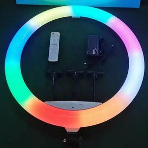 22 pulgadas transmisión en vivo RGB anillo <span class=keywords><strong>de</strong></span> luz fotografía Video <span class=keywords><strong>estudio</strong></span> película Smartphone bonita foto Selfie LED anillo círculo lámpara - Product Image 2